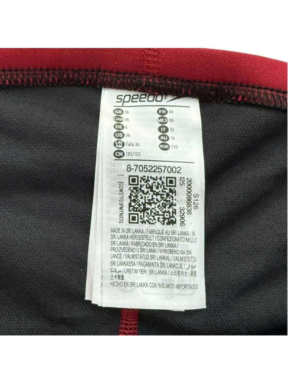 Speedo Endurance+ Men's Jammer Swimsuit Size 36